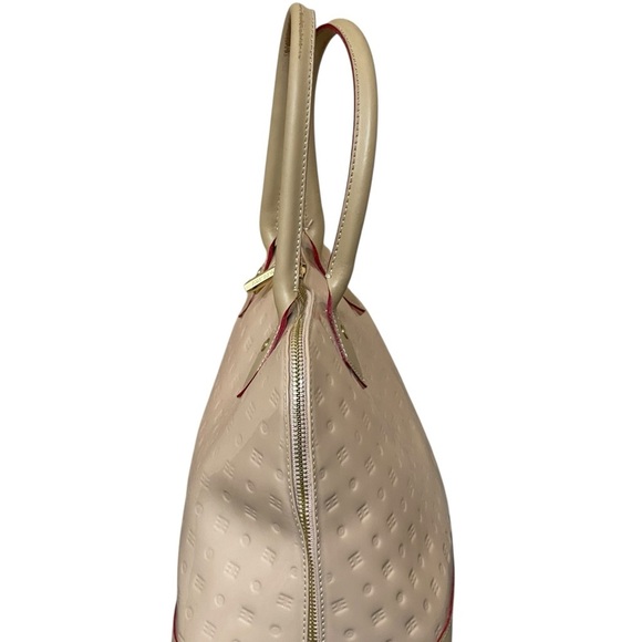 Arcadia Hand beige/ red Italian Bag size OS - Picture 5 of 16